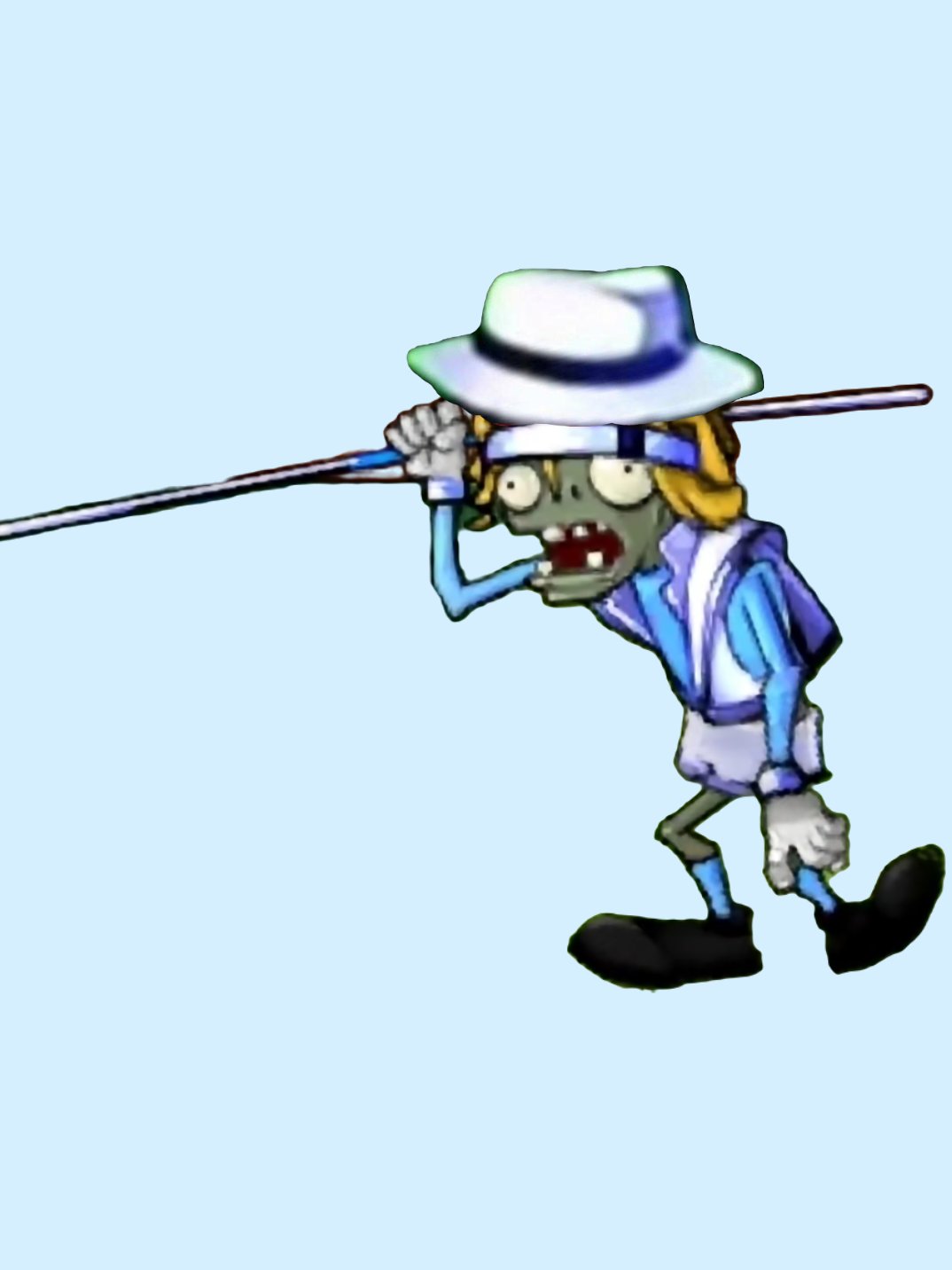 新僵尸 白色撑杆舞王指挥官