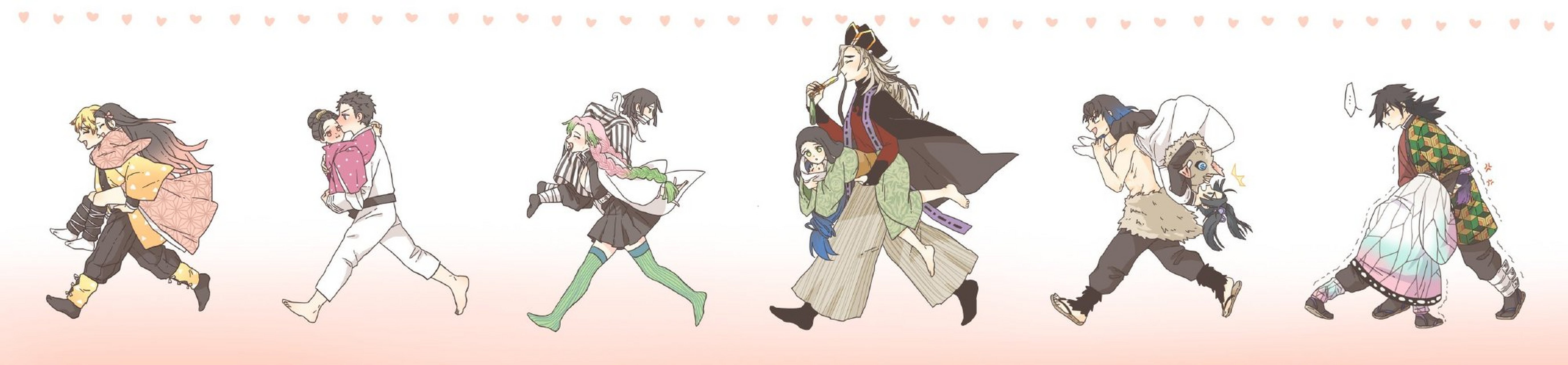 鬼灭之刃# 义忍牌安塞腰鼓,小芭内安安静静被扛,格外突出的两组