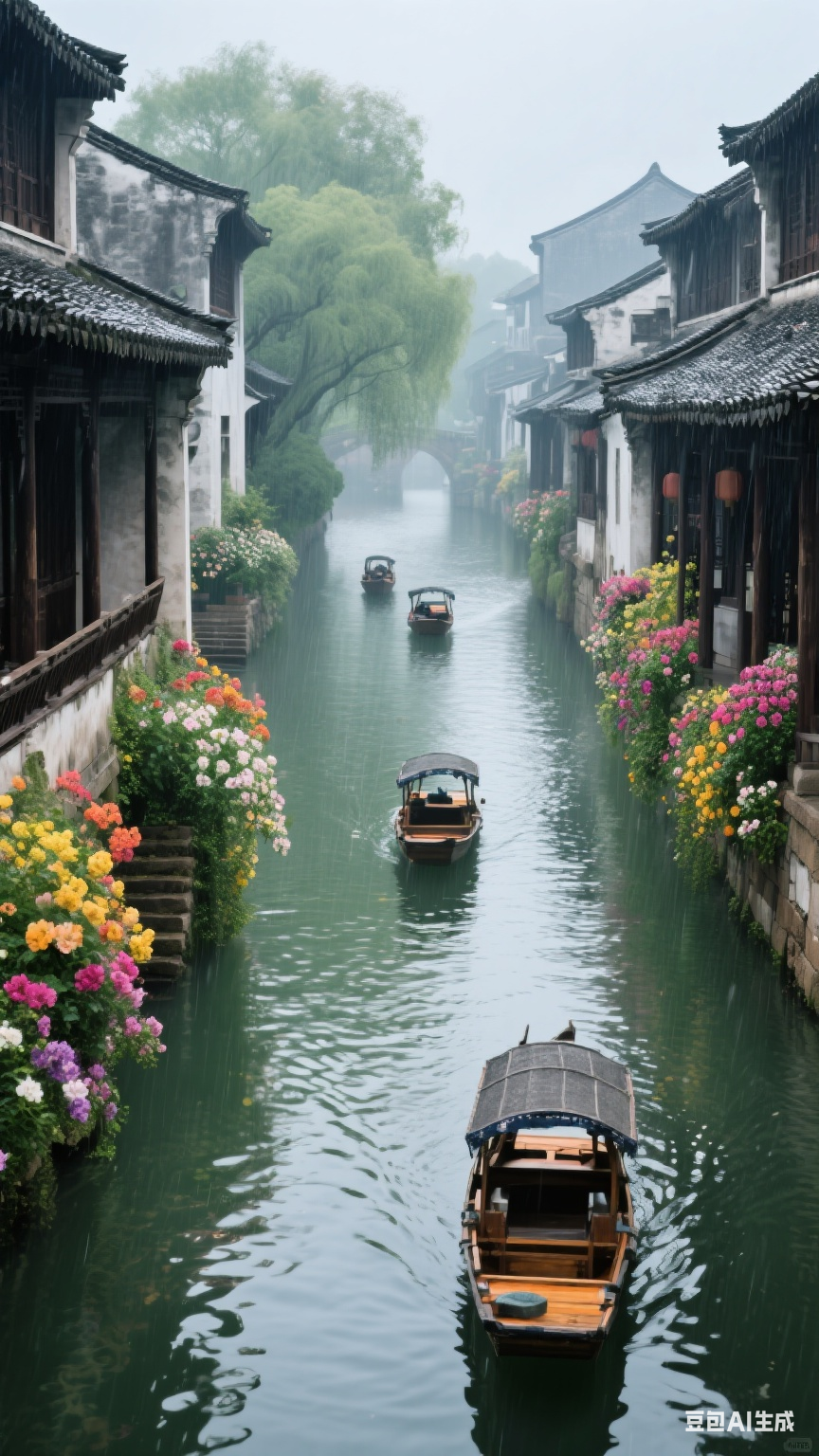 烟雨江南,如诗如画