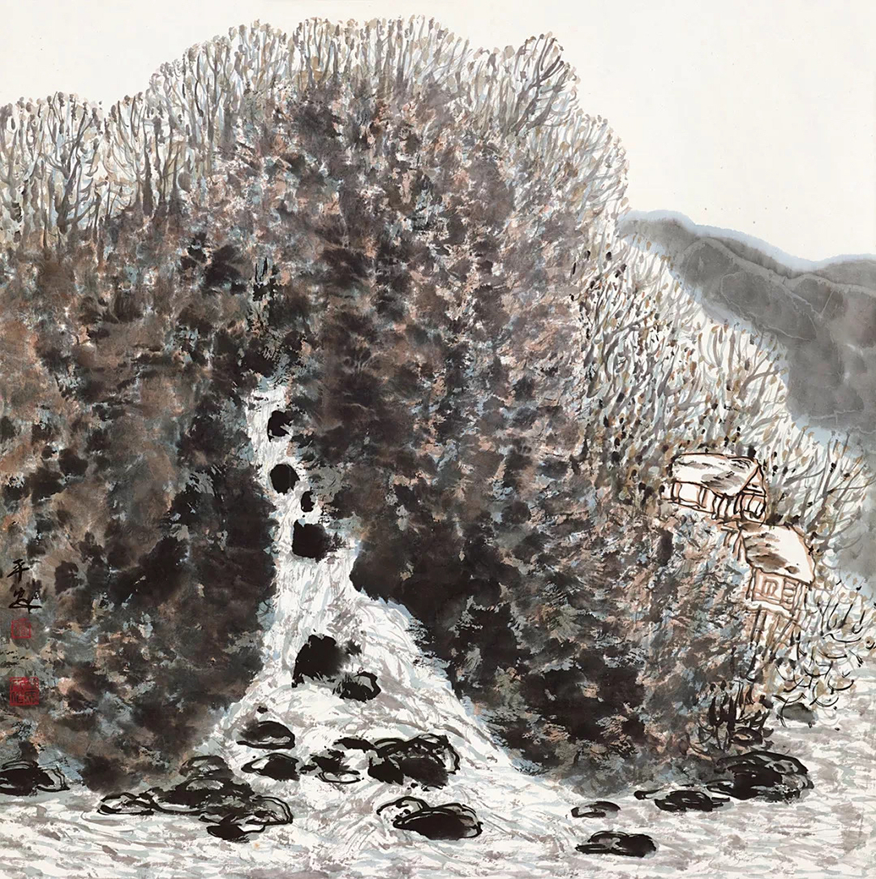 罗平安(1945年4月-2022年2月11日),湖北黄陂人,生于陕西西安,擅长中国