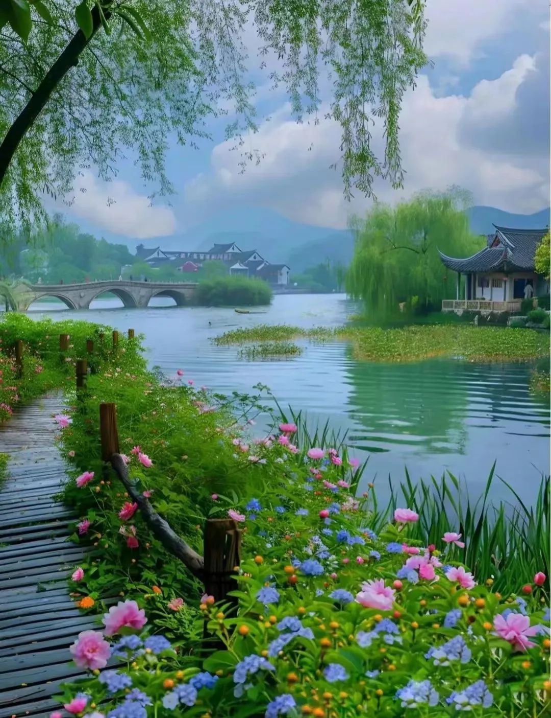 雨后的清新🍃,仿佛走进了一幅山水画中🖼️.