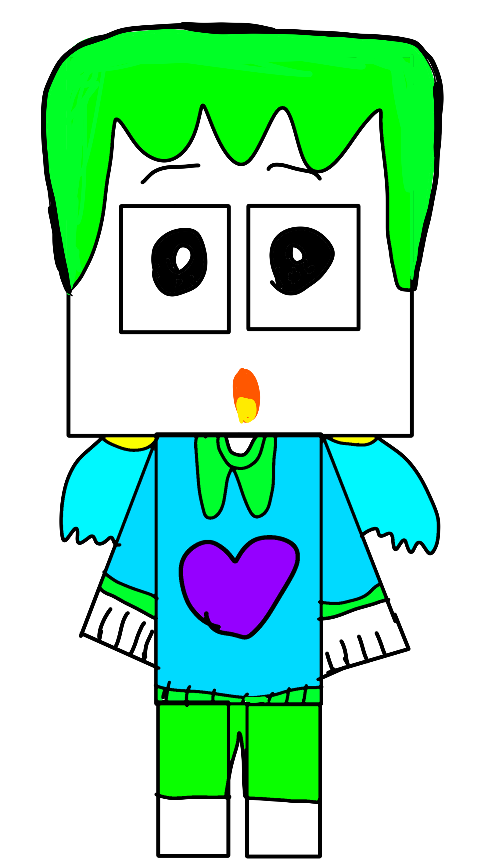 这是数字方块旧布瑞夫的拟人形象,是个美丽的女人,也是个公主