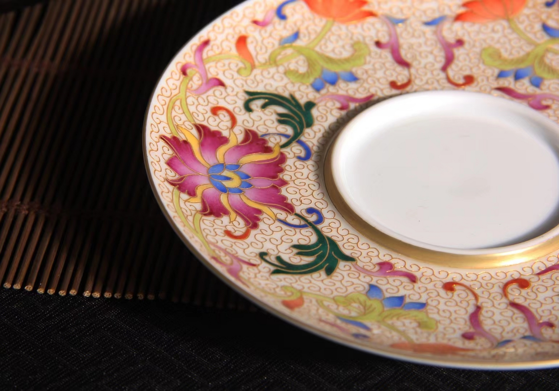 景德匠人传承工艺掐丝珐琅彩马蹄三才盖碗茶具功夫泡茶壶高端珍藏茶器