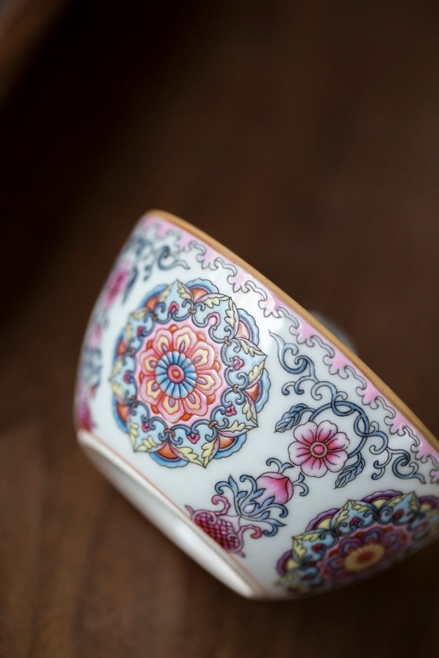 9591终于入手了这款景德镇手作皇家宫廷珍藏陶瓷高端茶器珐琅彩