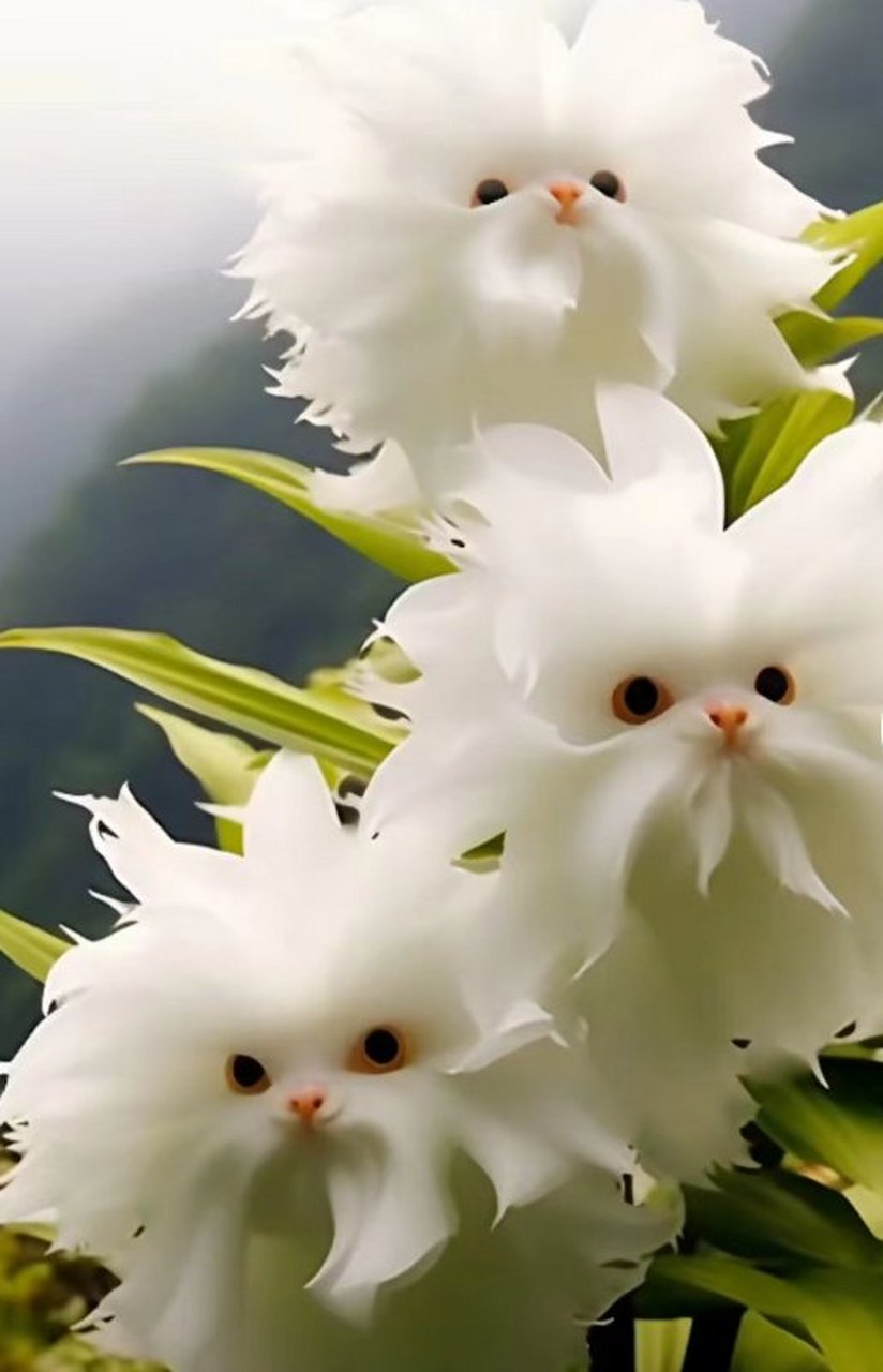 有人说这是猫脸兰,咋看着羊里羊气的?