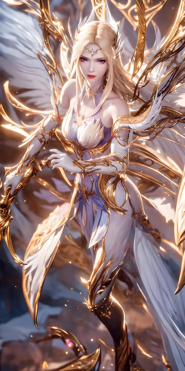 😍 刚刚换了新壁纸,斗罗大陆的千仞雪,简直美到炸裂!