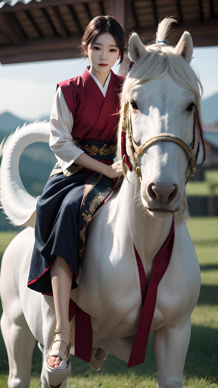 如果这个女孩骑着白龙马去取经,能遇到谁?