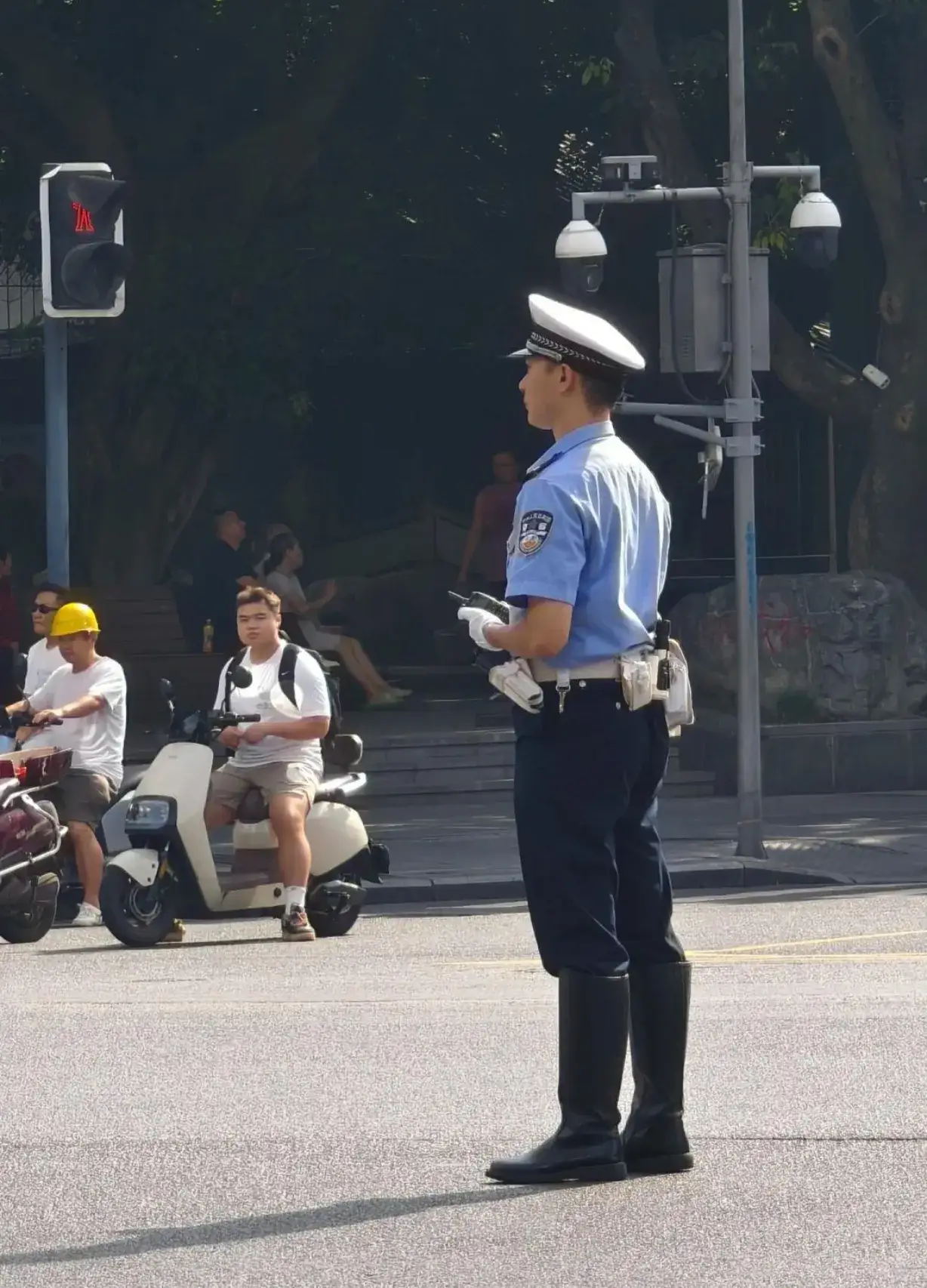 马靴 交警图片