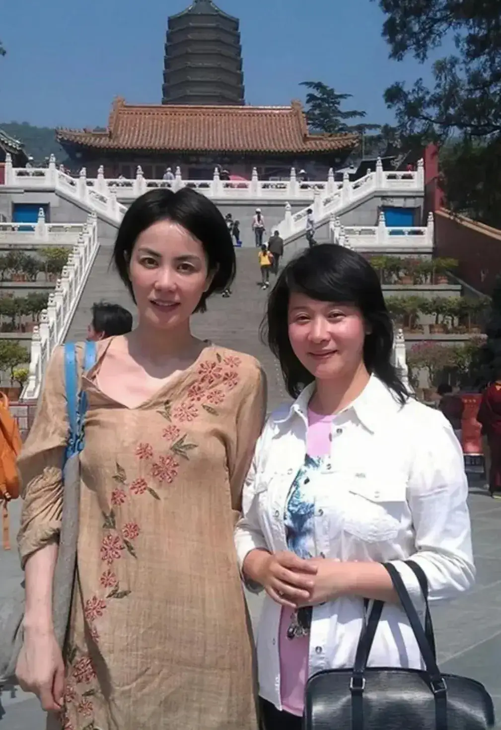 这张照片拍摄于2024年,和女朋友外出旅游时,偶遇女朋友偶像王菲,给
