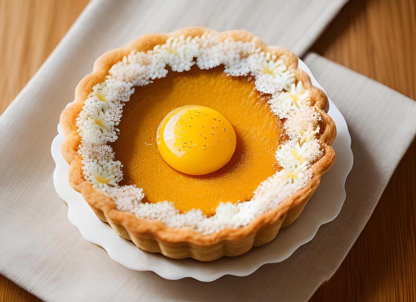 egg tart):这是最经典和常见的蛋挞品种,起源于葡萄牙,并在澳门和香港