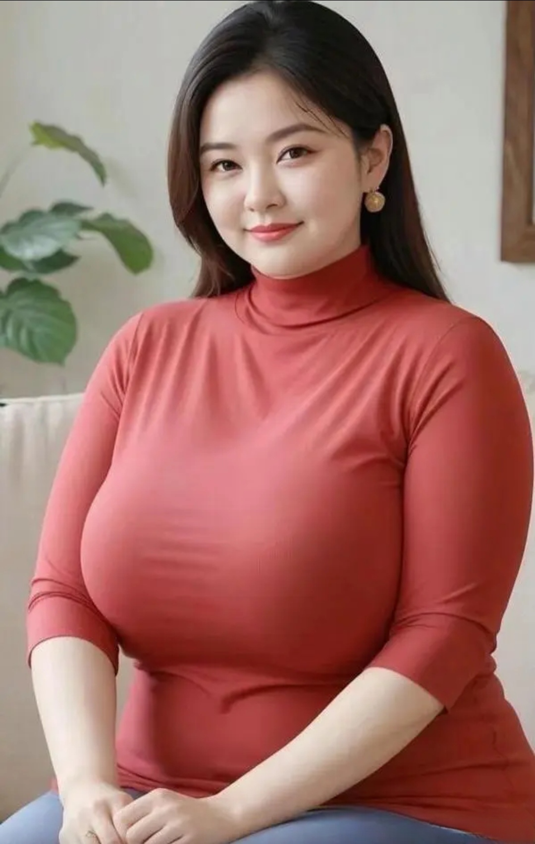 美女发福图片