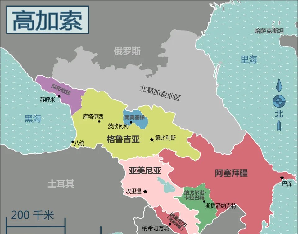 纳希切万地图纳希切万自治共和国地图阿塞拜疆为什么分成两块纳希切万