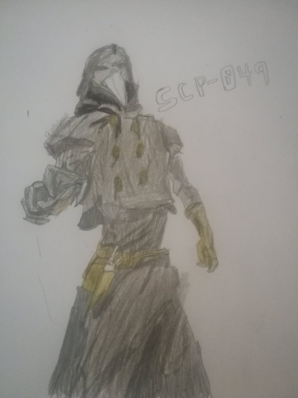 今天昨天刚画的049,涂色崩了,不知道你们会不会滑走[左捂脸][捂脸][左