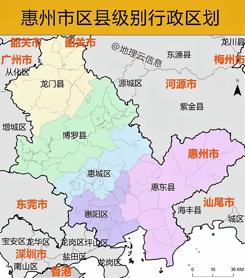 两年后58年龙门与增城合并又被划入广州地区管 龙门县乡镇地图龙门县