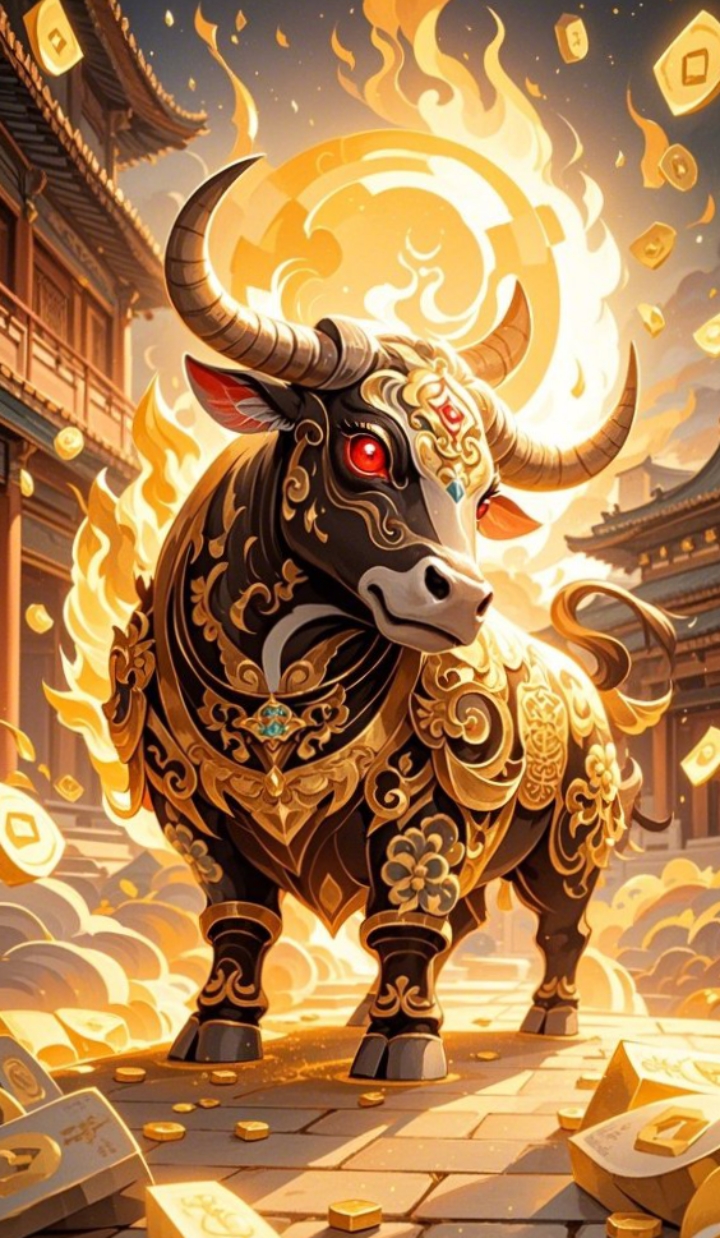 牛转乾坤,财源滚滚,牛气冲天,事业有成,前程似锦!