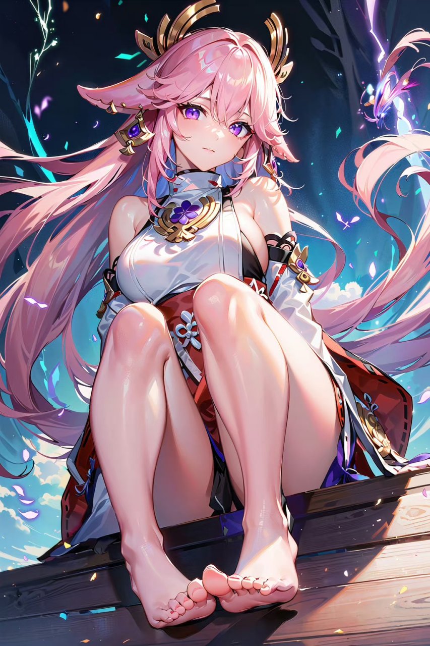 光脚的八重神子,你还会喜欢吗?