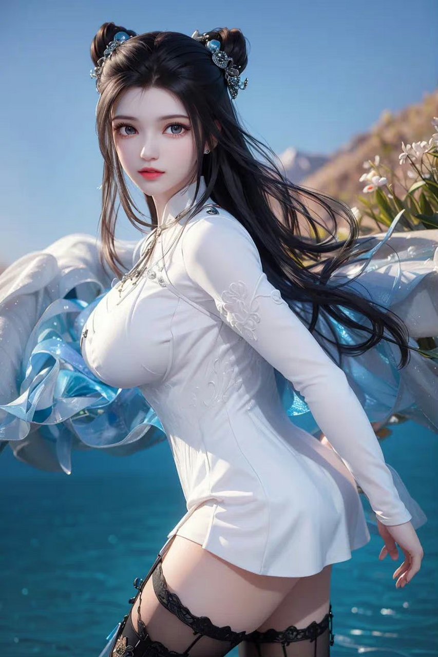 斗罗大陆##ai绘画#  性感女神朱竹清,果然戴沐白的眼光才是最毒辣的.