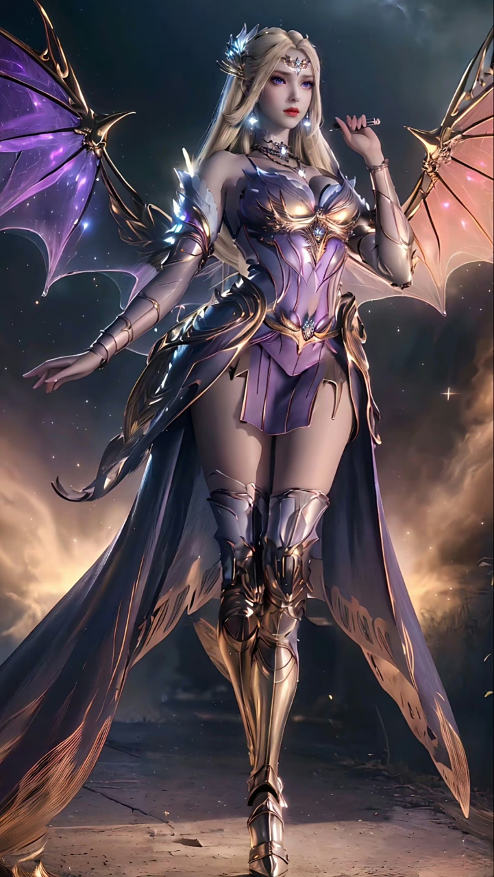 斗罗大陆##动漫头像和壁纸#  武魂殿天使之神千仞雪手机高清壁纸