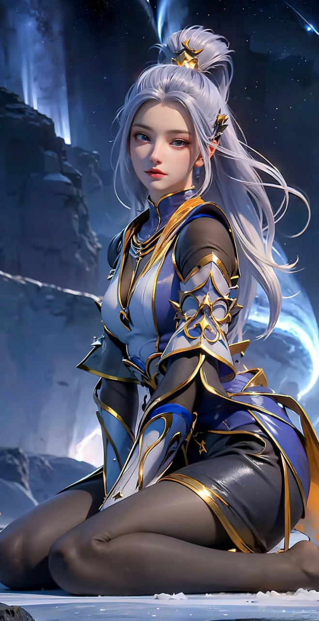 斗破苍穹# #国漫女神# 原装黑丝御姐的韩月学姐,性感动人的身材,和