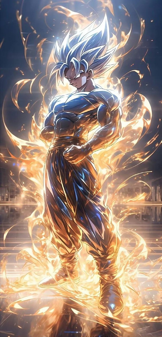 龙珠# 超级赛亚人孙悟空高清无水印手机壁纸,简直帅爆了!