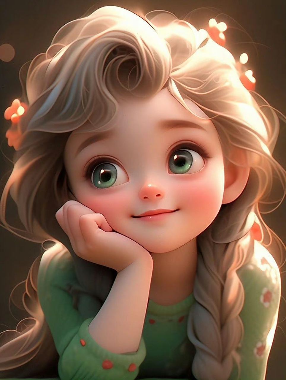 水灵灵大眼芭比公主可爱头像 67#动漫头像和壁纸# #九月动态激励