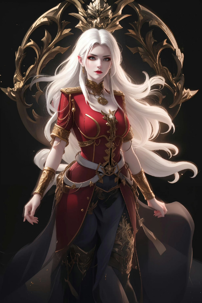 百度ai绘图黑科技# #斗破苍穹# 英姿飒爽的美杜莎女王,有着独特的