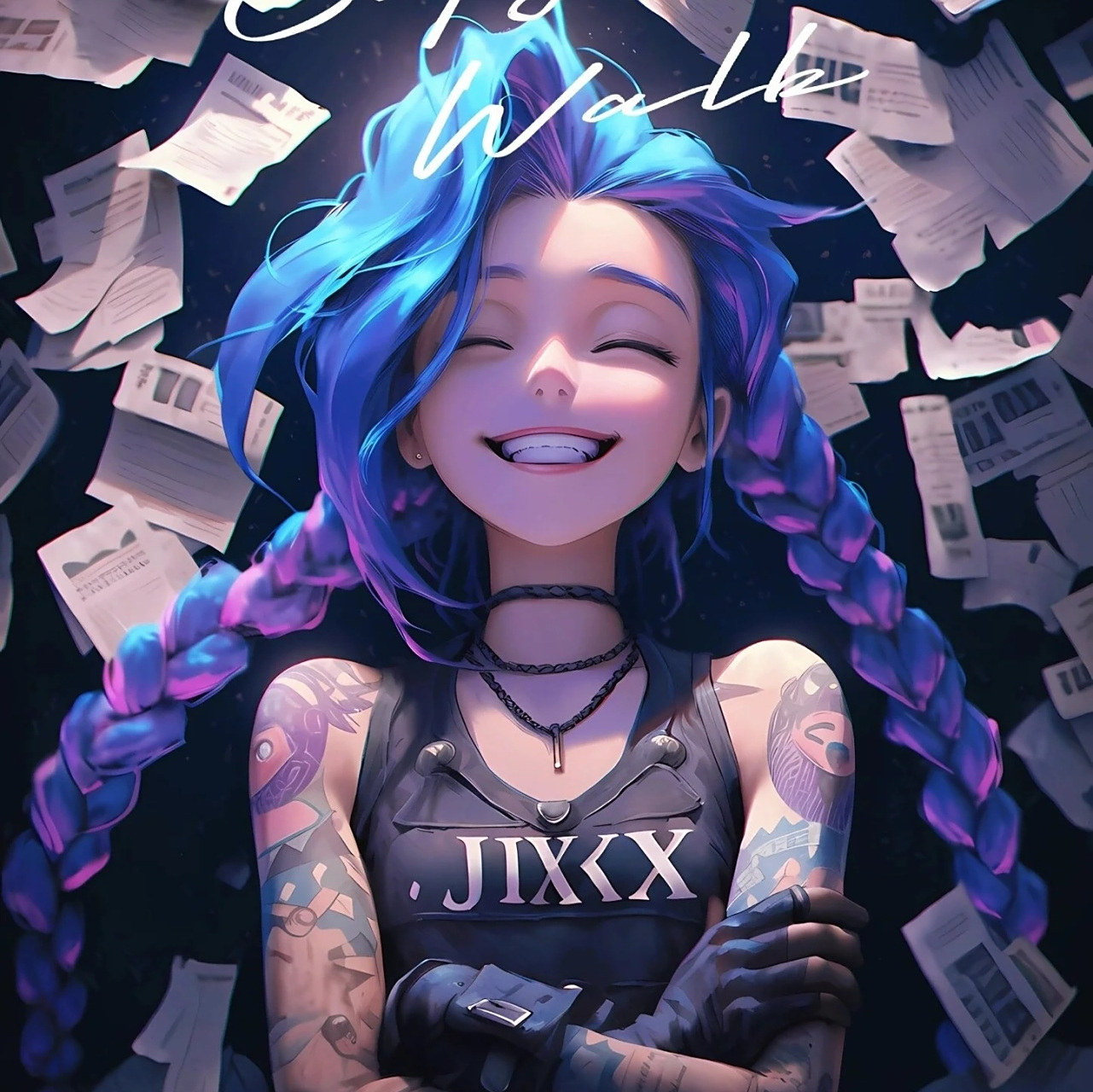 动漫头像和壁纸# 海报风炫彩斑斓的女生专属头像,大家喜欢的话,嫉得