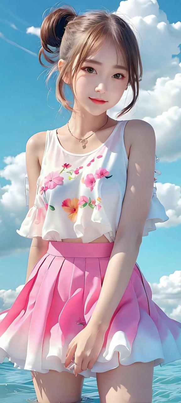 夏日少女比基尼高清壁纸,这样有人能不喜欢吗?