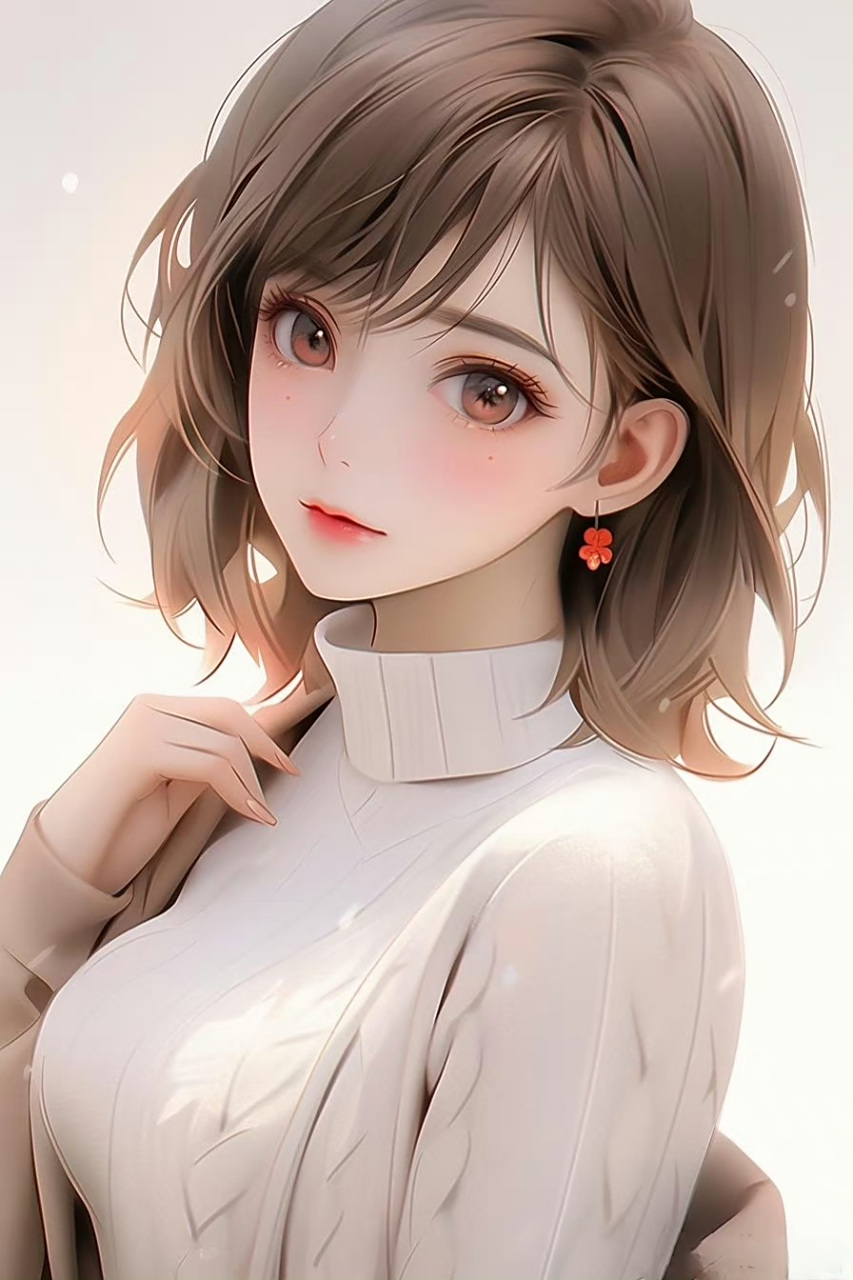 动漫头像和壁纸# 气质短发女生头像,喜欢的记得领取哦.