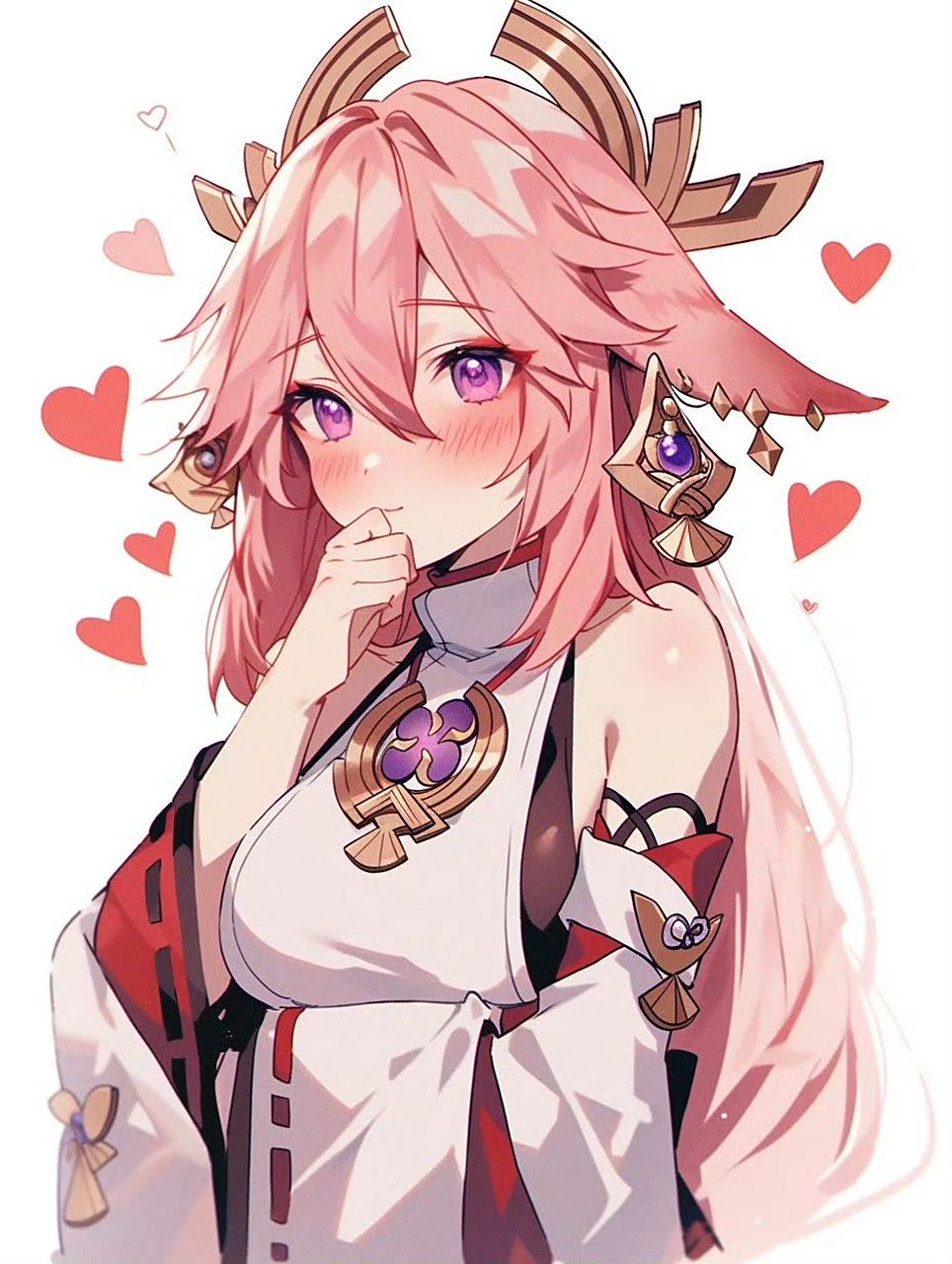 九月动态激励计划# #原神# 八重神子表情包,等你来领取哦