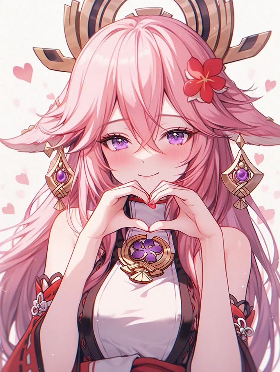 九月动态激励计划# #原神# 八重神子表情包,等你来领取哦