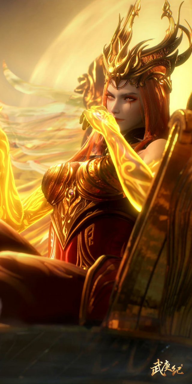 武庚纪# 大佬坐姿的女魃,气场全开!