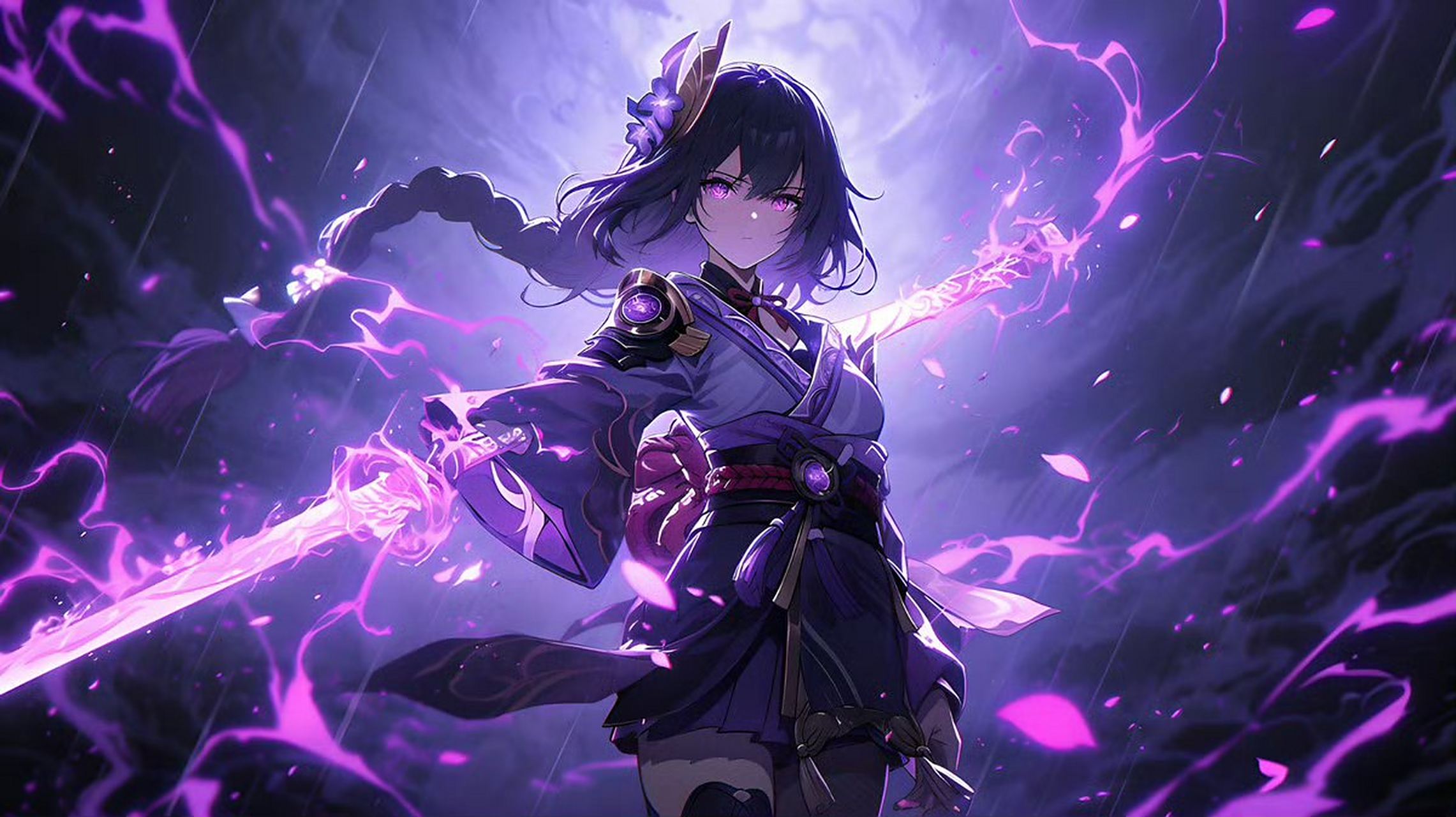 原神# 雷电将军小姐姐横屏专属壁纸来袭,赶快来领取吧.