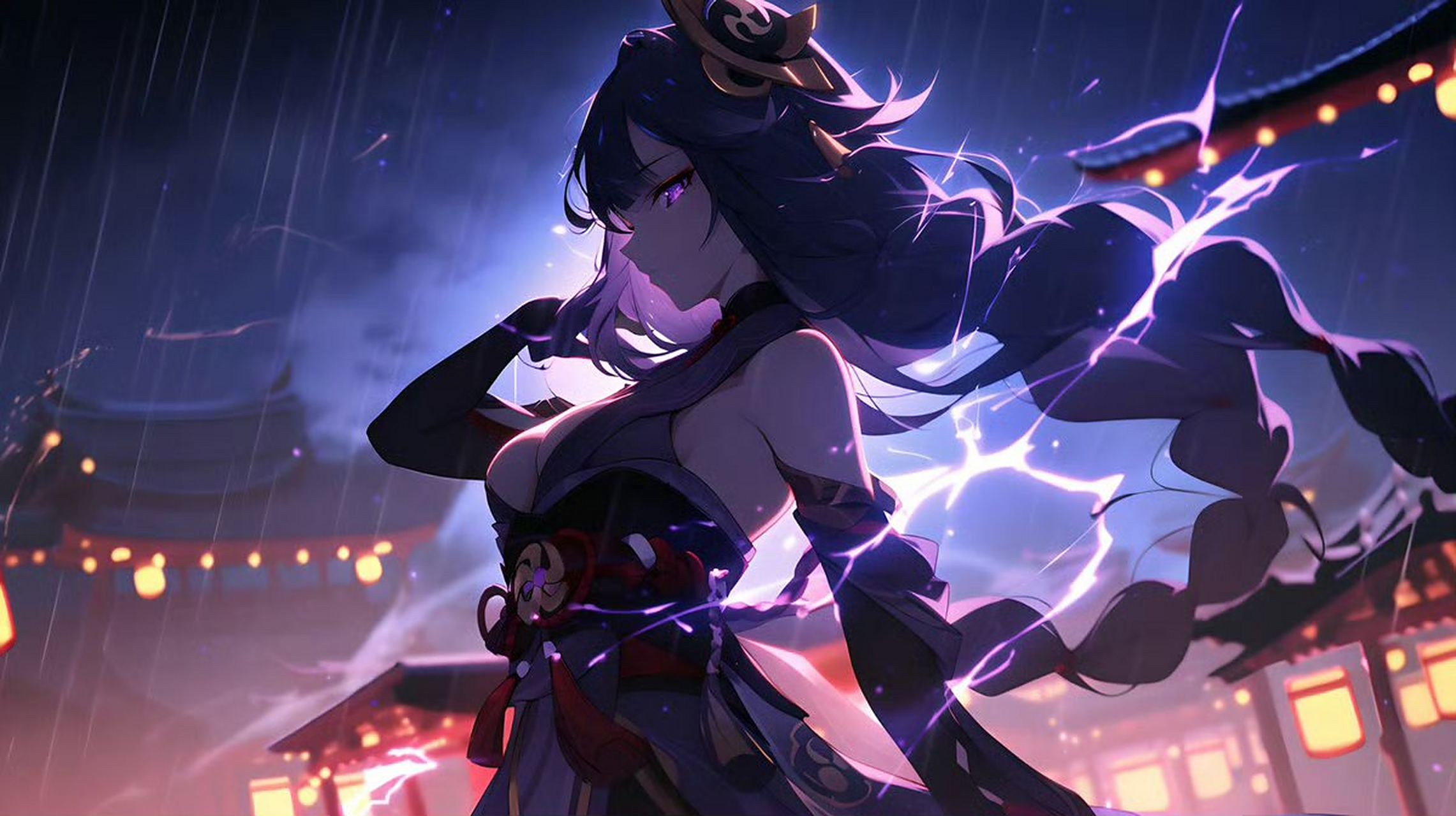 原神# 雷电将军小姐姐横屏专属壁纸来袭,赶快来领取吧.