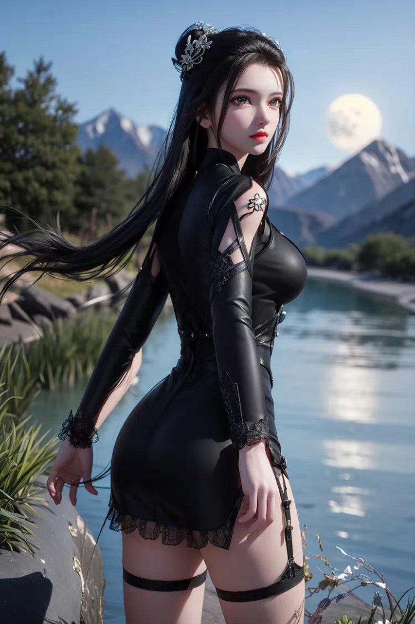 斗罗大陆##ai绘画#  性感女神朱竹清,果然戴沐白的眼光才是最毒辣的.