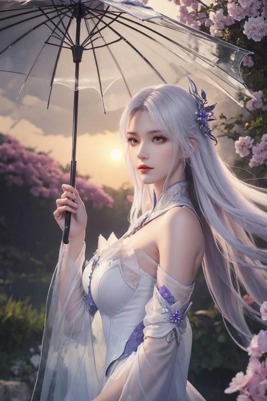 斗破苍穹# 仙气飘飘的白发小医仙女神来袭,赶快来领取吧!