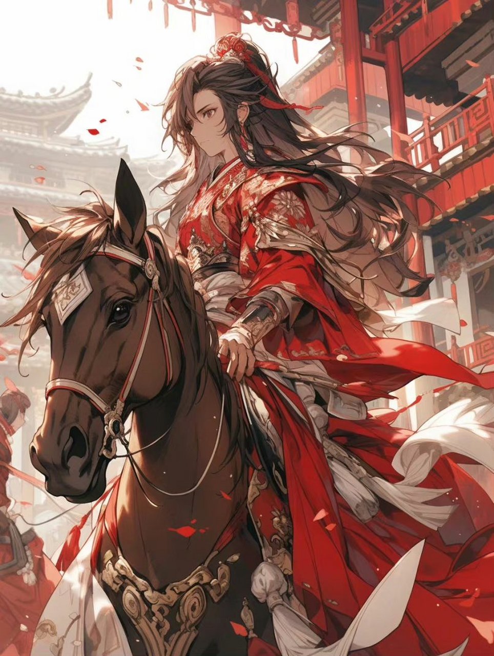 原神# 古风系列作品,"鲜衣怒马少年郎 67".少女的侠义风度.