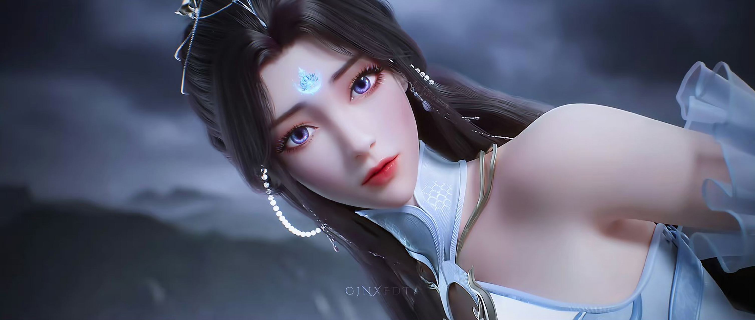 完美世界# 这么美的月婵仙子,你心动了吗?