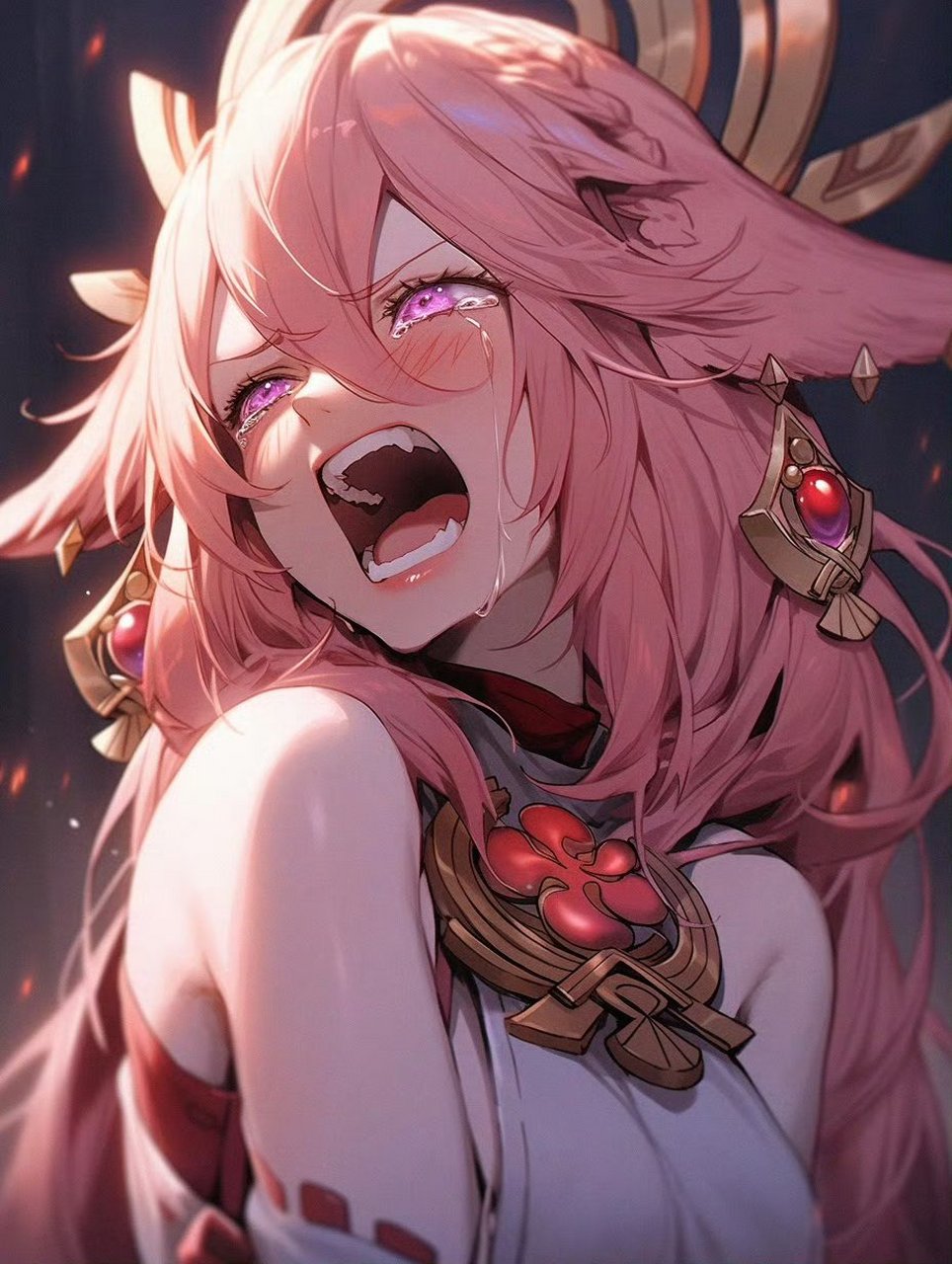 九月动态激励计划# #原神# 八重神子表情包,等你来领取哦