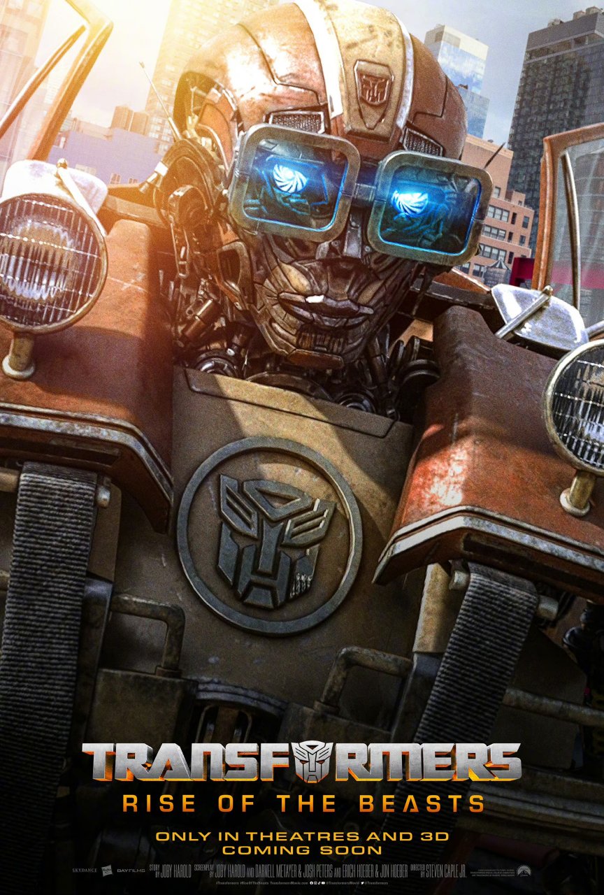 擎天柱,大黄蜂,幻影,阿尔茜,千斤顶登场,6月9日北美上映.