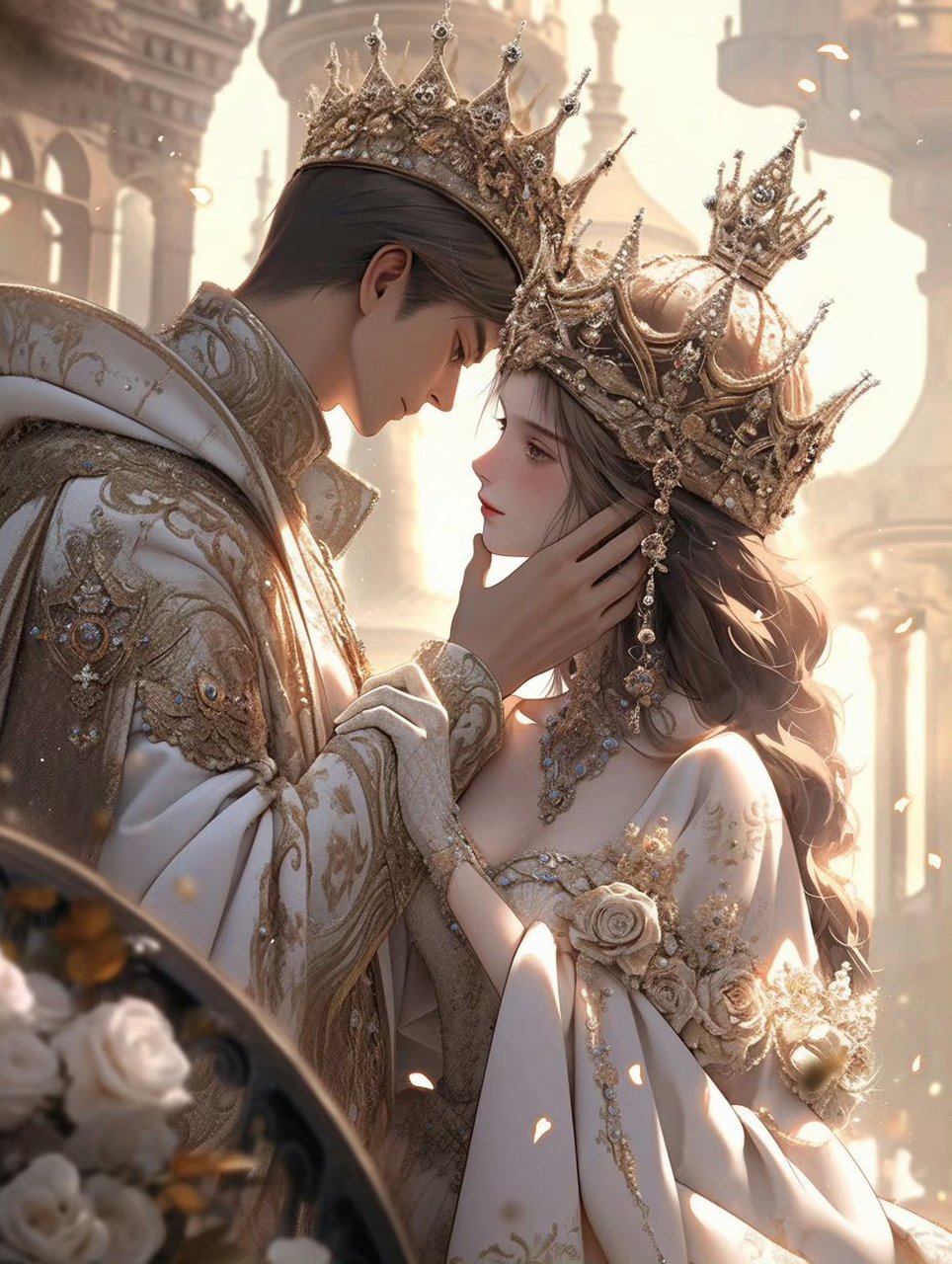 百度ai绘图黑科技# 童话故事系列国王与王后.