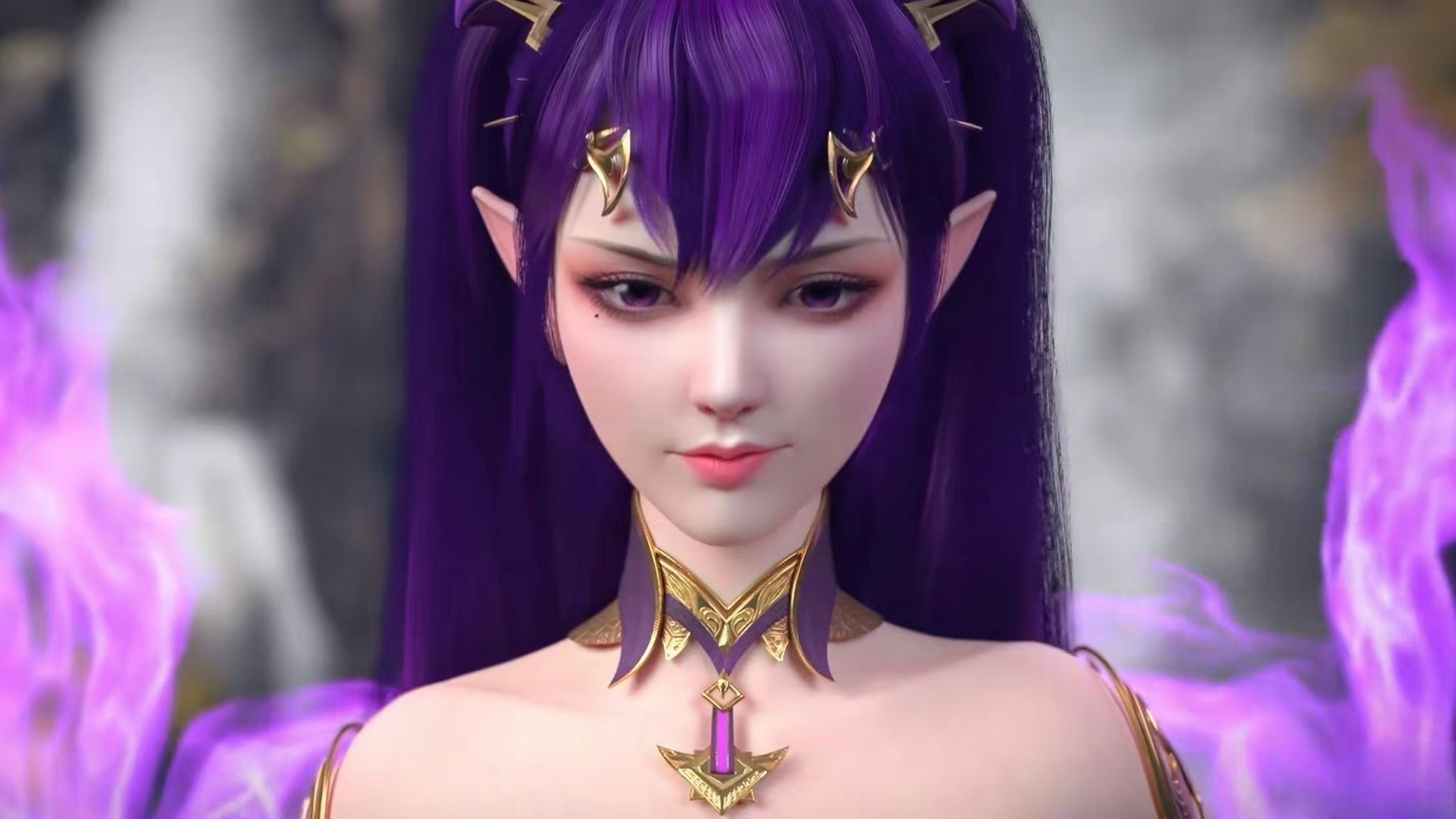 斗破苍穹# #国漫女神# 成年后内院大姐大的紫妍,变化真的大啊,惊艳
