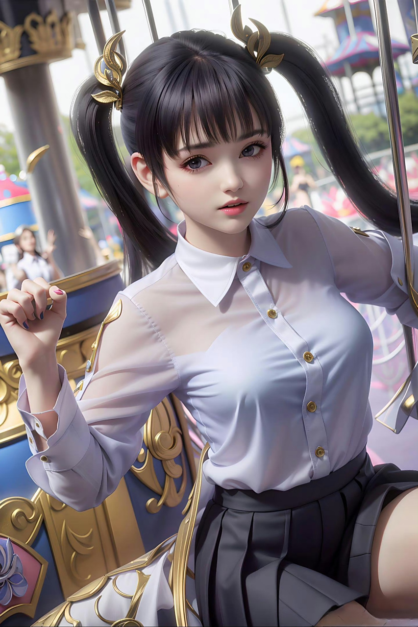 斗破苍穹# 学生装的紫妍小姐姐可爱又性感,这样小女生谁能不爱呢?