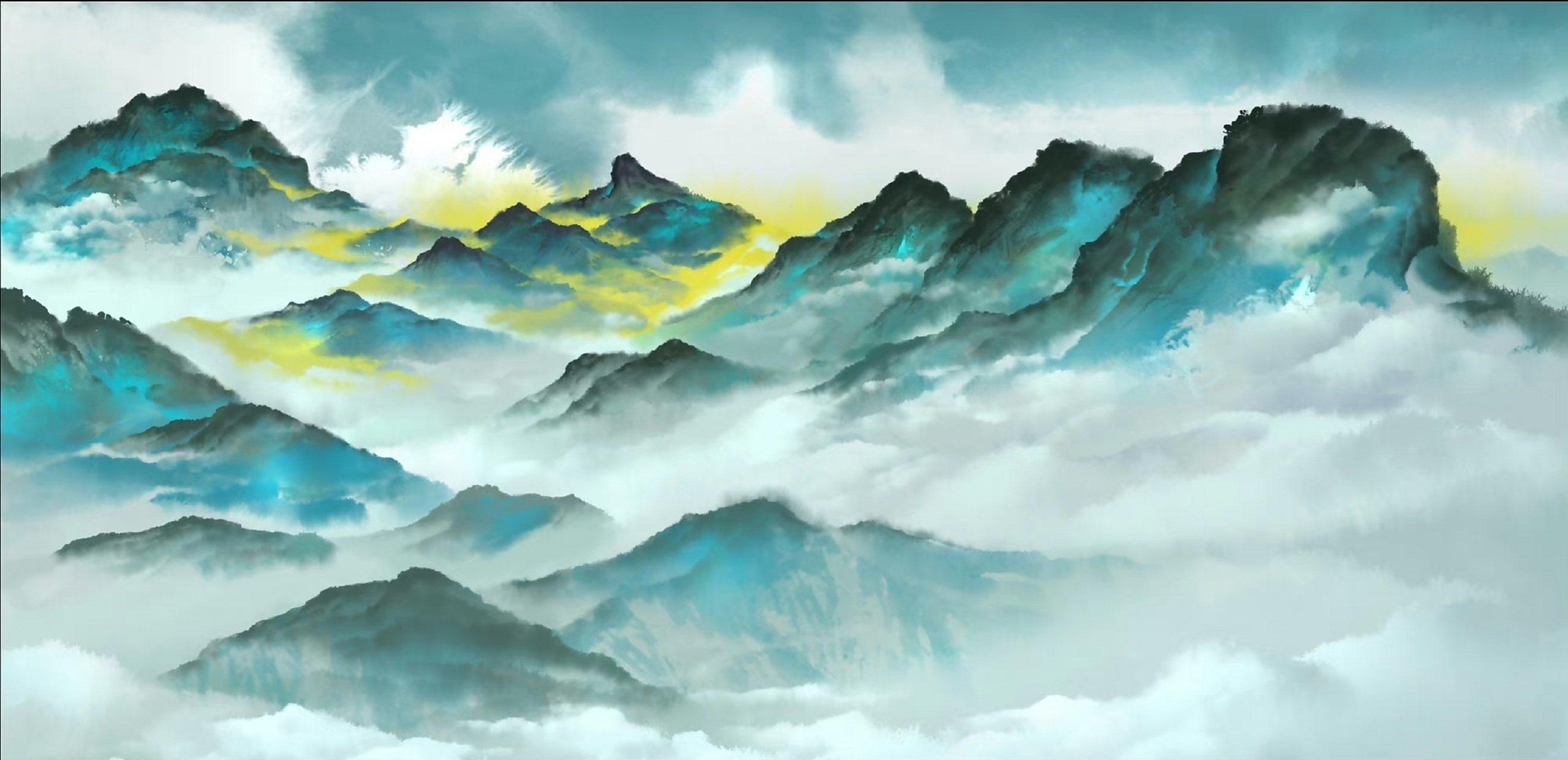 雾山五行# 动画截图,去了水印之后,每副截图就是美丽的水墨画!