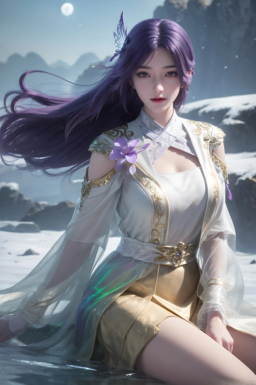 国漫女神# #完美世界# 紫色长发及腰的帝后云曦,优雅动人容颜绝世谁 