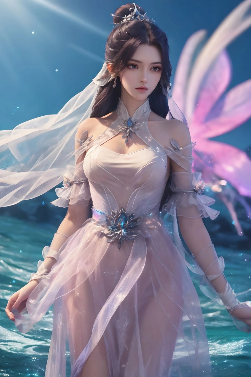 武动乾坤# #国漫女神# 绝美白衣仙气飘飘的绫清竹,她与林动何时才能