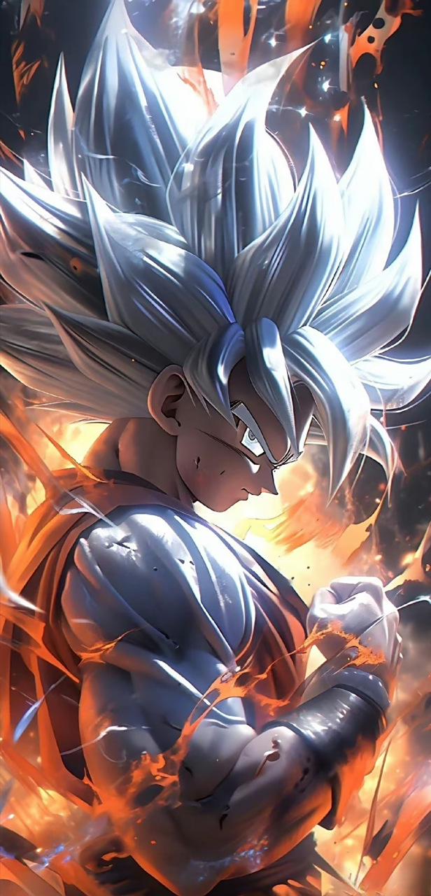 龙珠# 超级赛亚人孙悟空高清无水印手机壁纸,简直帅爆了!