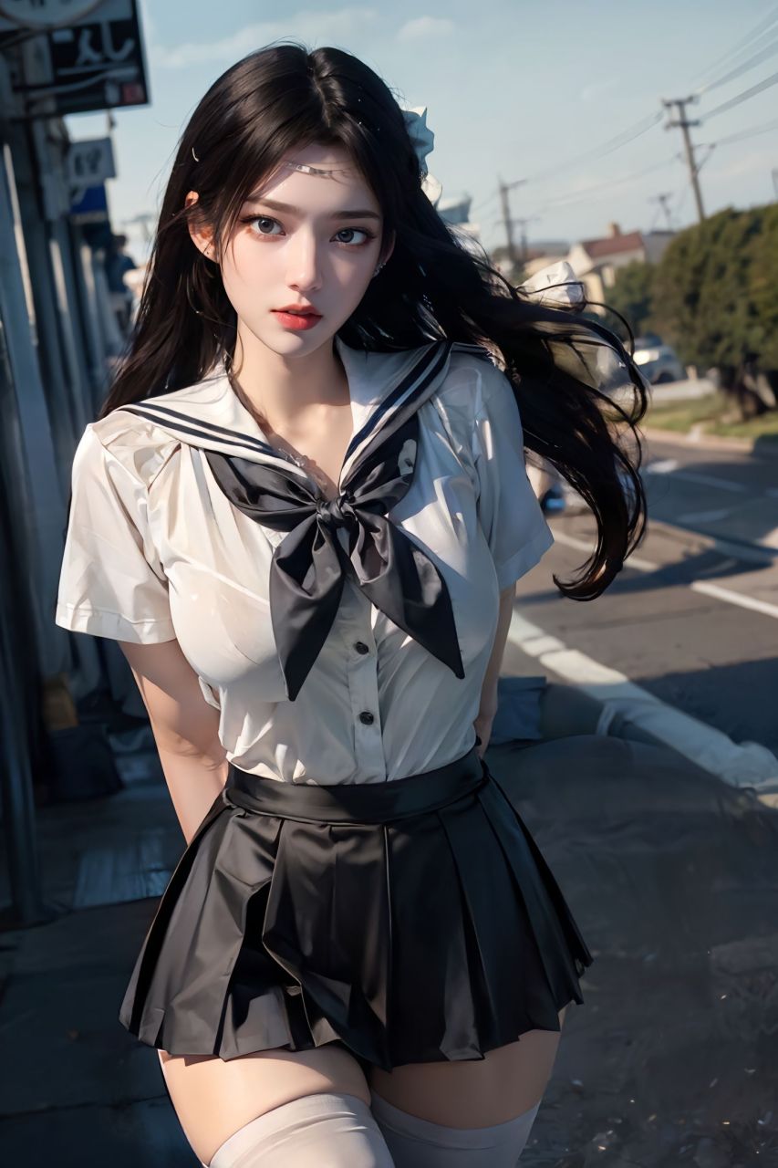 ai绘画# 云韵jk制服穿搭装扮,是你心中想象的样子吗?