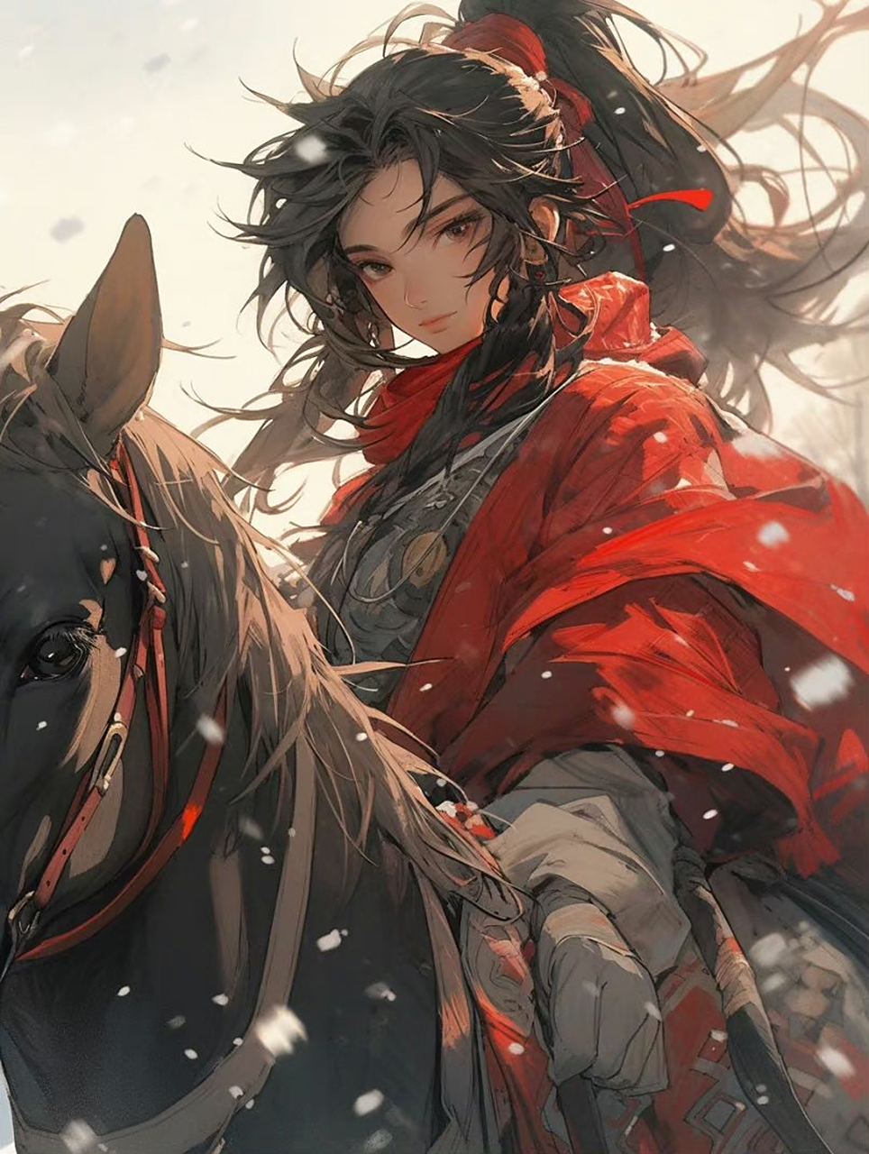 原神# 古风系列作品,"鲜衣怒马少年郎 67".少女的侠义风度.