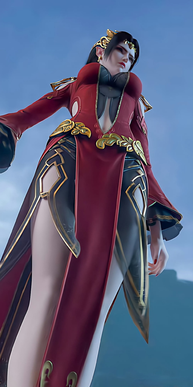 斗破苍穹# 高高在上的斗宗强者美杜莎女王,弱者也只配仰视着她看